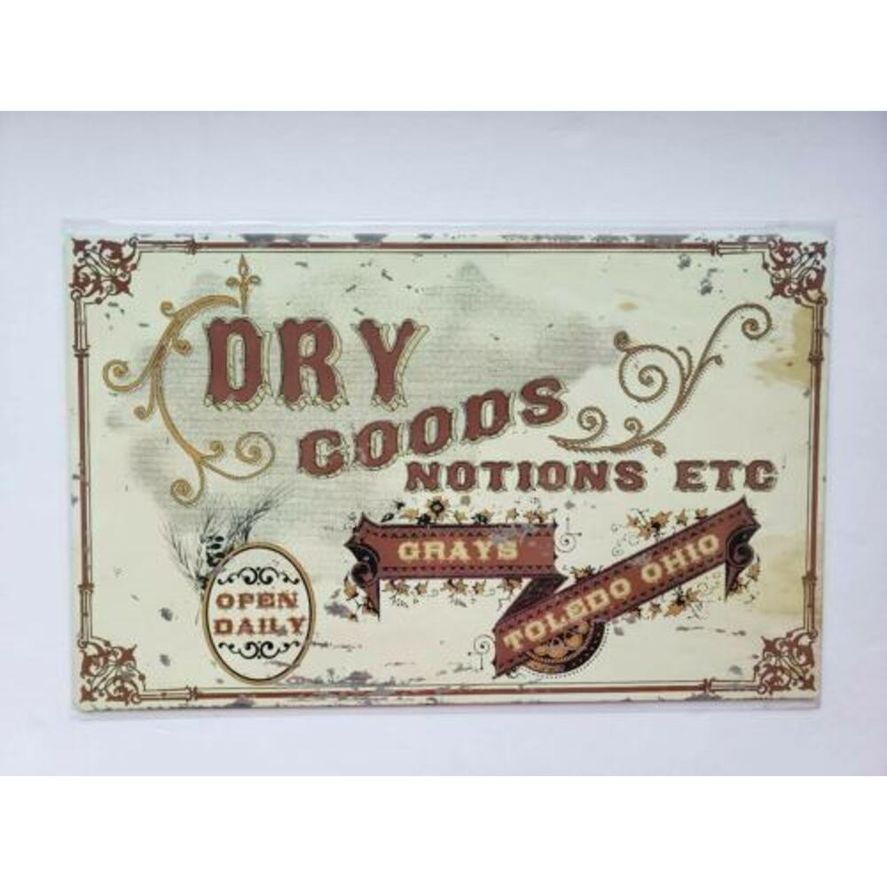 Dry Goods Notions ETC Ohio Wholesale Inc 16x10 Rustic Retro Metal Signs 30558‎